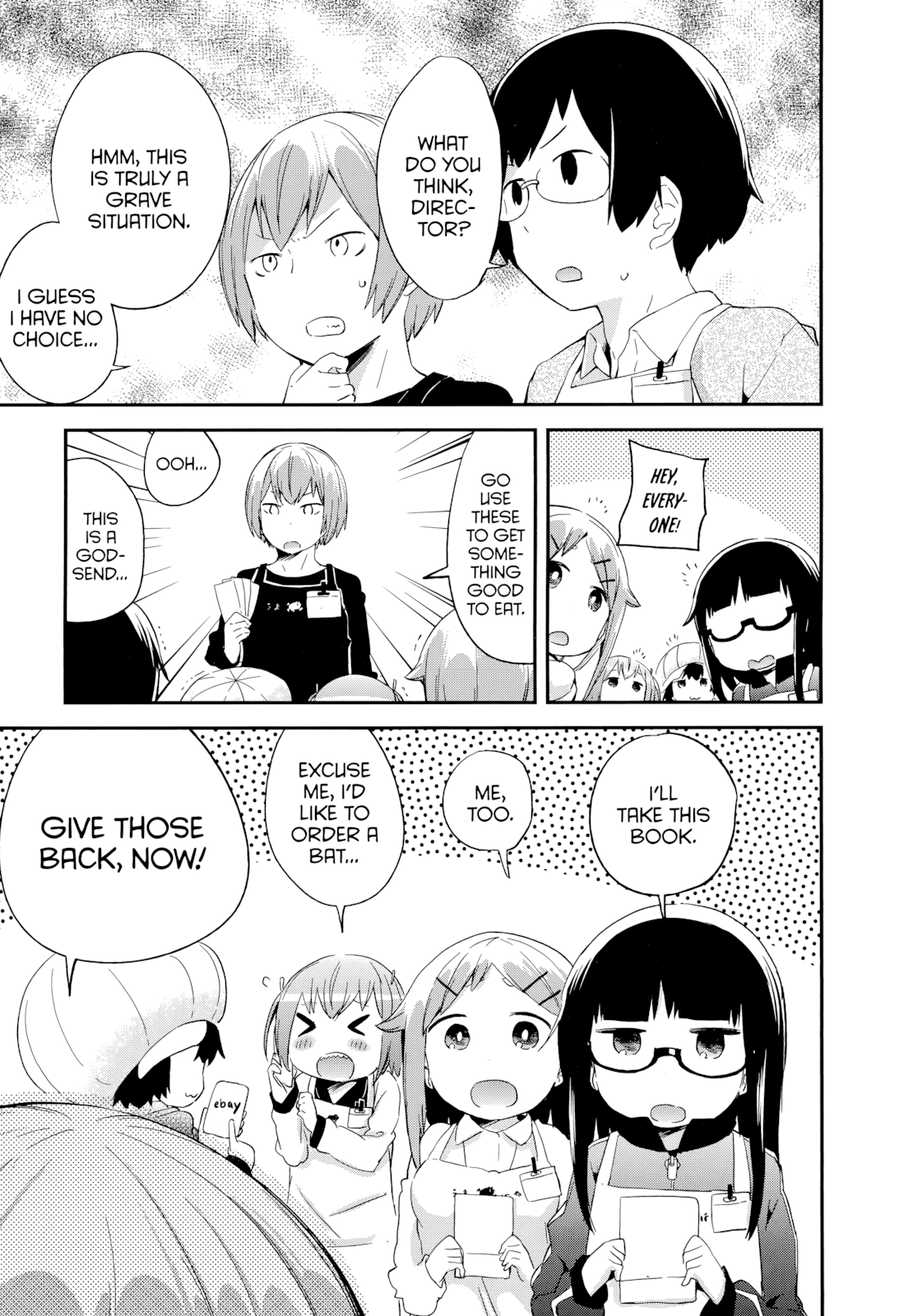 Denkigai no Honya-san Chapter 51 page 9 - Chapter 51: Cheerful Poor Girls