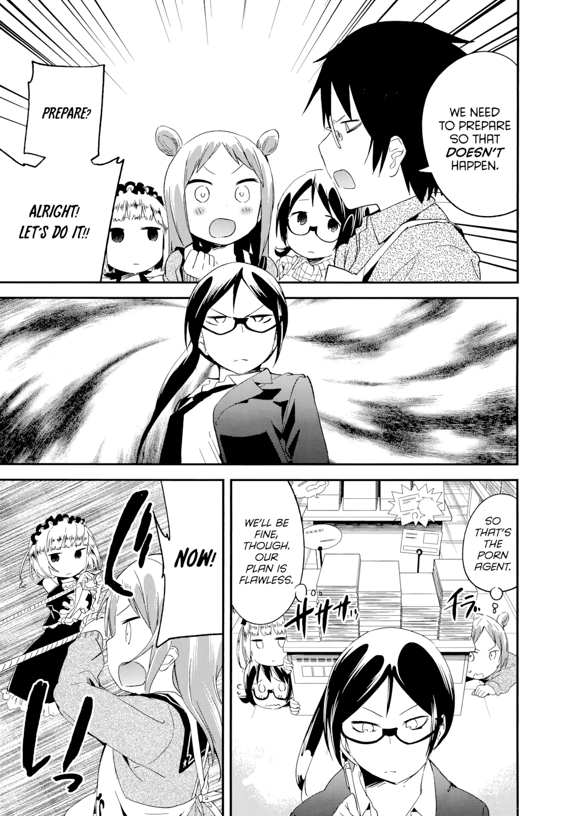 Denkigai no Honya-san Chapter 53 page 3 - Chapter 53: Annoying Rascals
