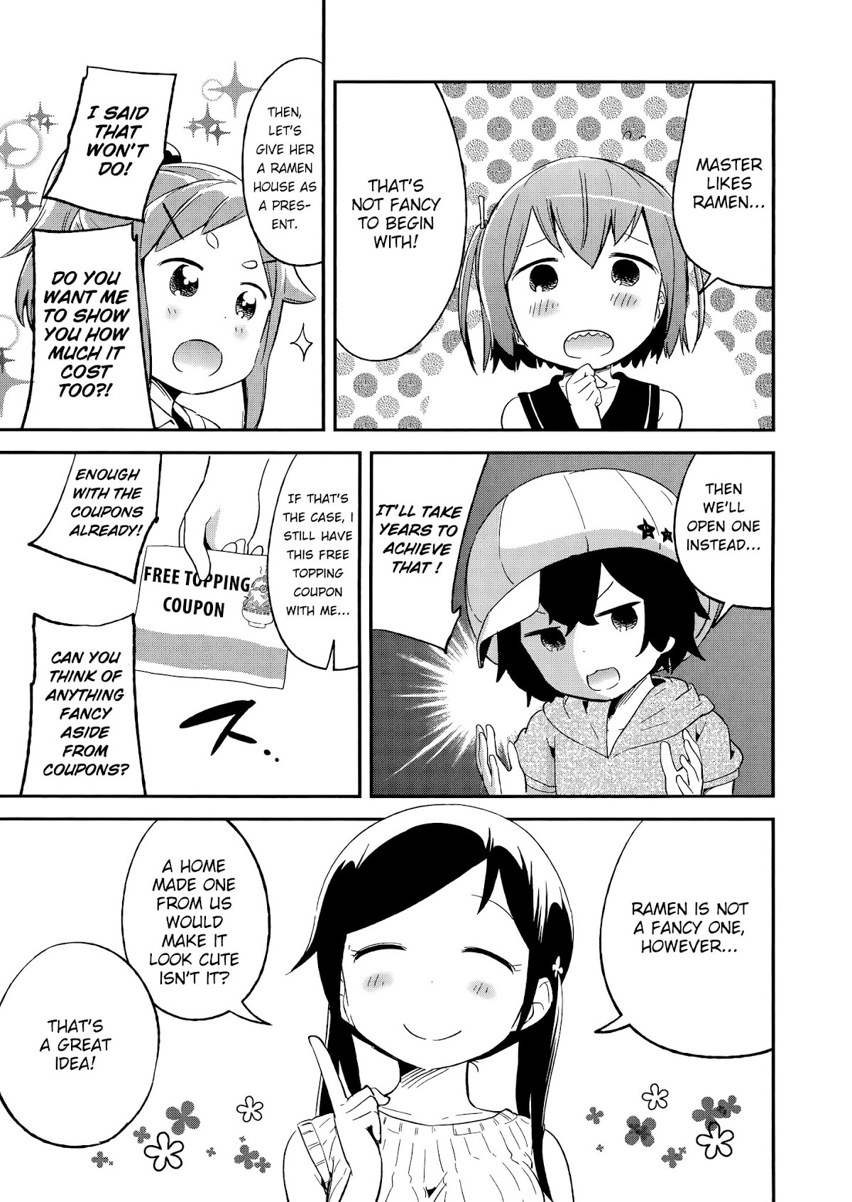 Denkigai no Honya-san Chapter 59 page 7 - Chapter 59: A Horse's Bone Flavored Gift