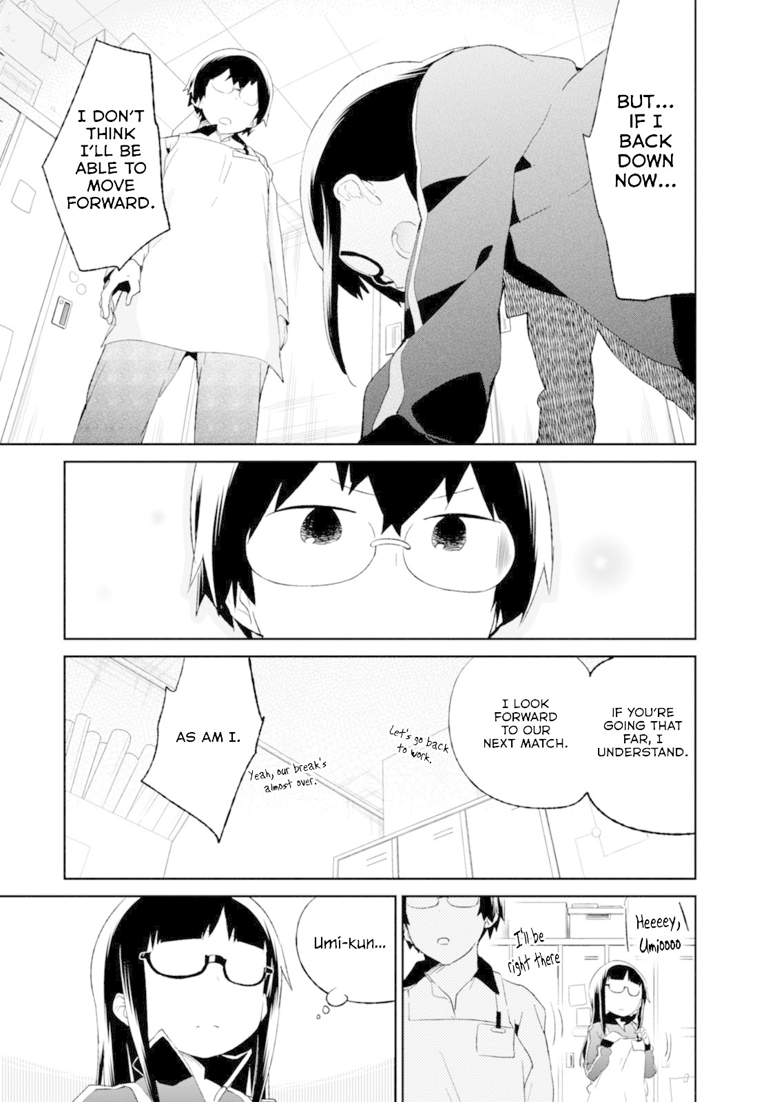 Denkigai no Honya-san Chapter 65 page 17 - Chapter 65: Have You Seen Umio?