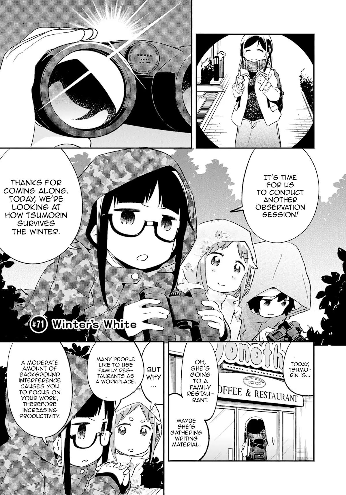 Denkigai no Honya-san Chapter 71 page 1 - Chapter 71: Winter's White