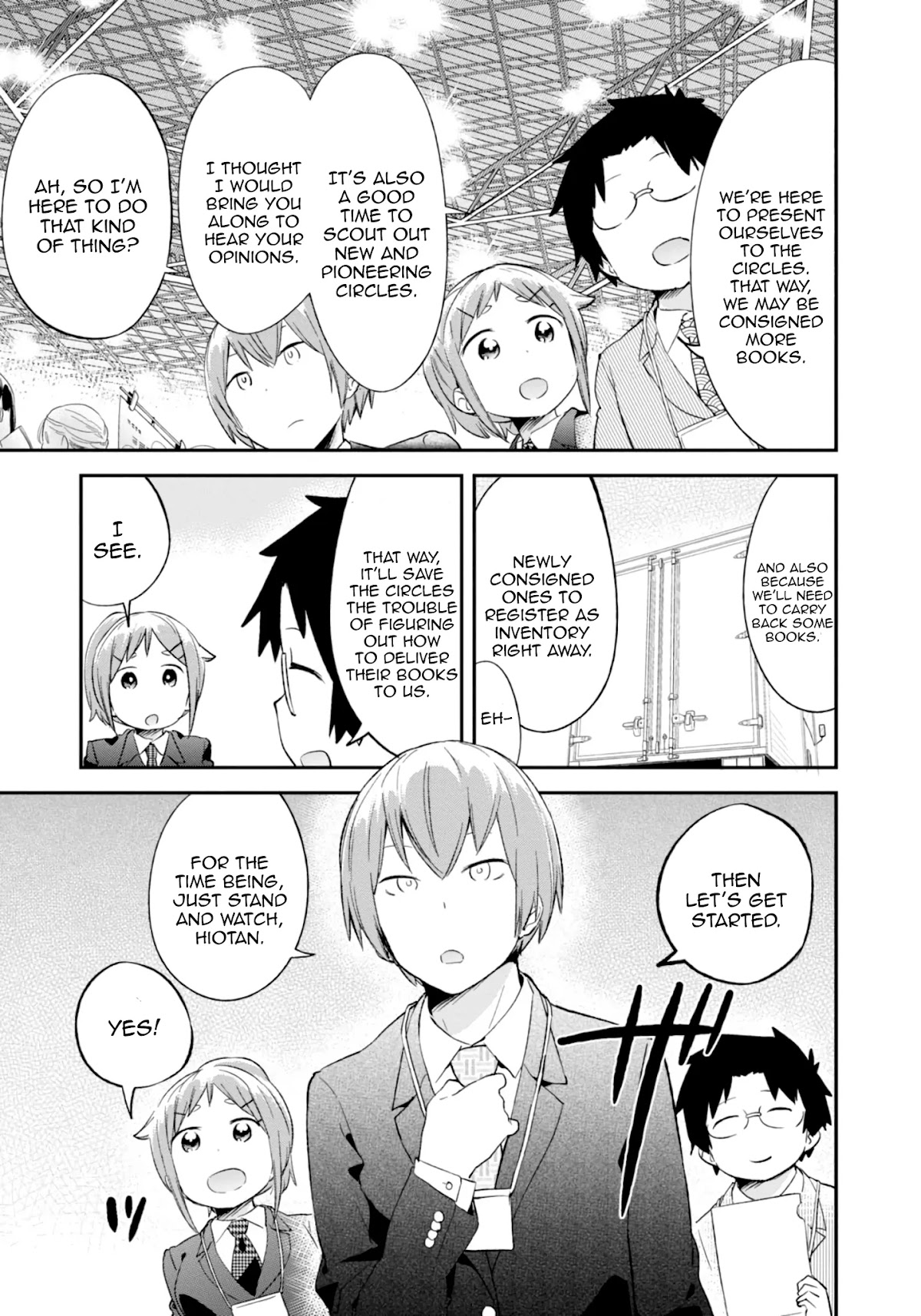 Denkigai no Honya-san Chapter 72 page 3 - Chapter 72: Let's Go Together