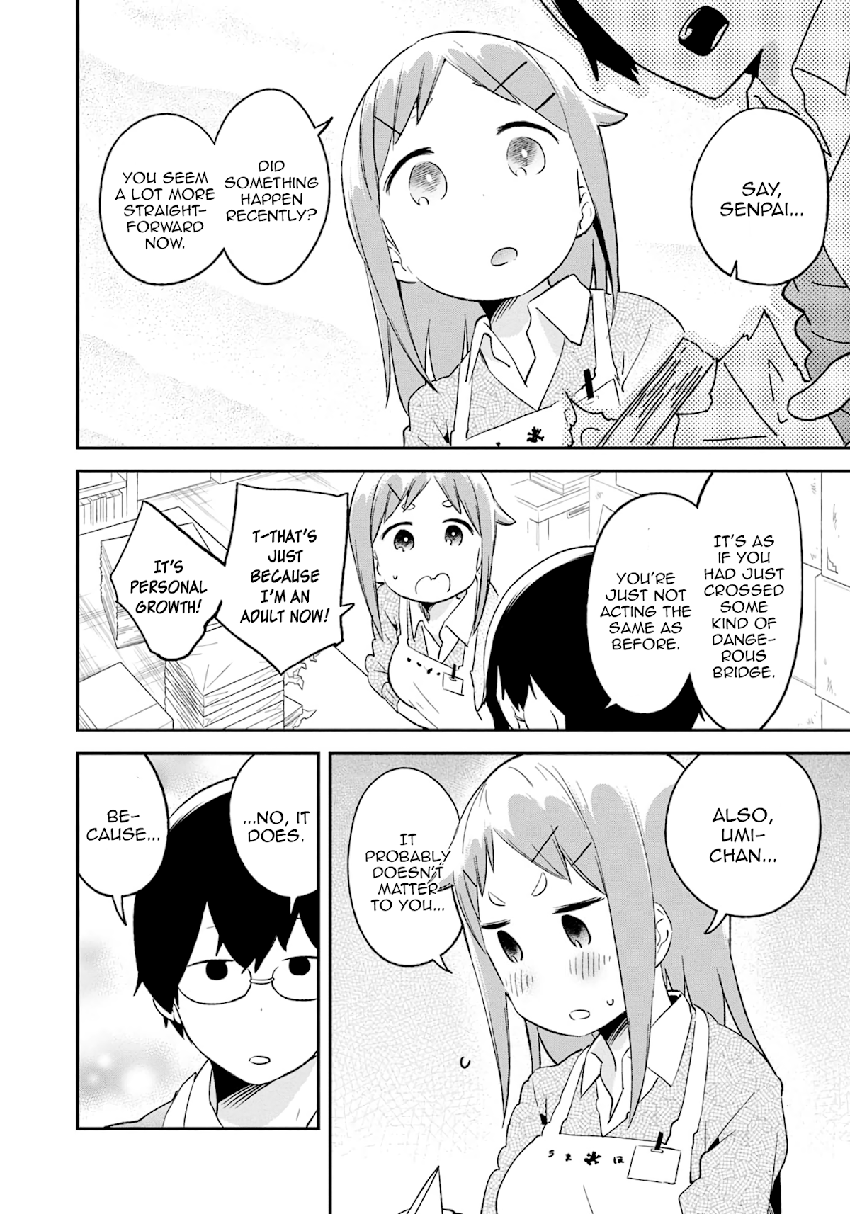 Denkigai no Honya-san Chapter 74 page 22 - Chapter 74: The Secret of Their Feelings