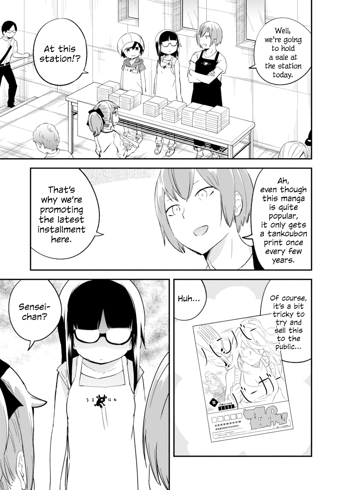 Denkigai no Honya-san Chapter 77 page 3 - Chapter 77: Books for You, at the Station...