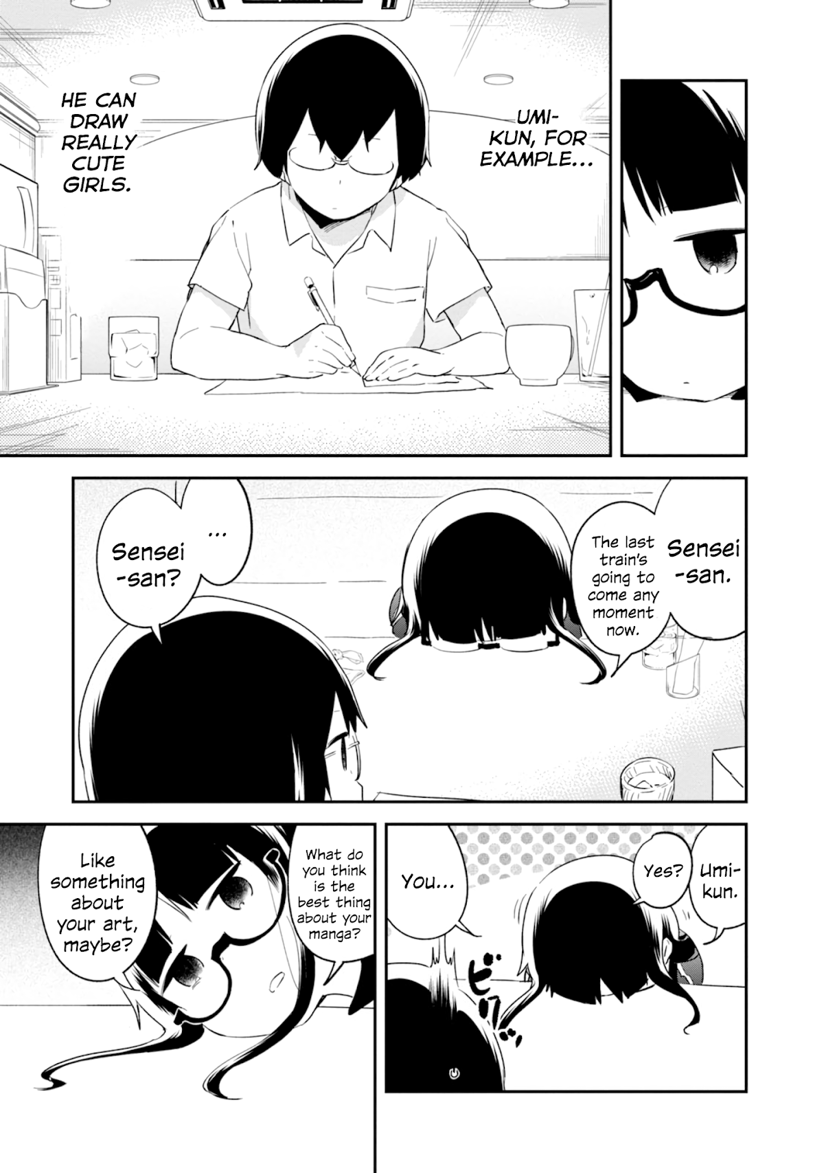 Denkigai no Honya-san Chapter 78 page 13 - Chapter 78: The Start of a Long Night