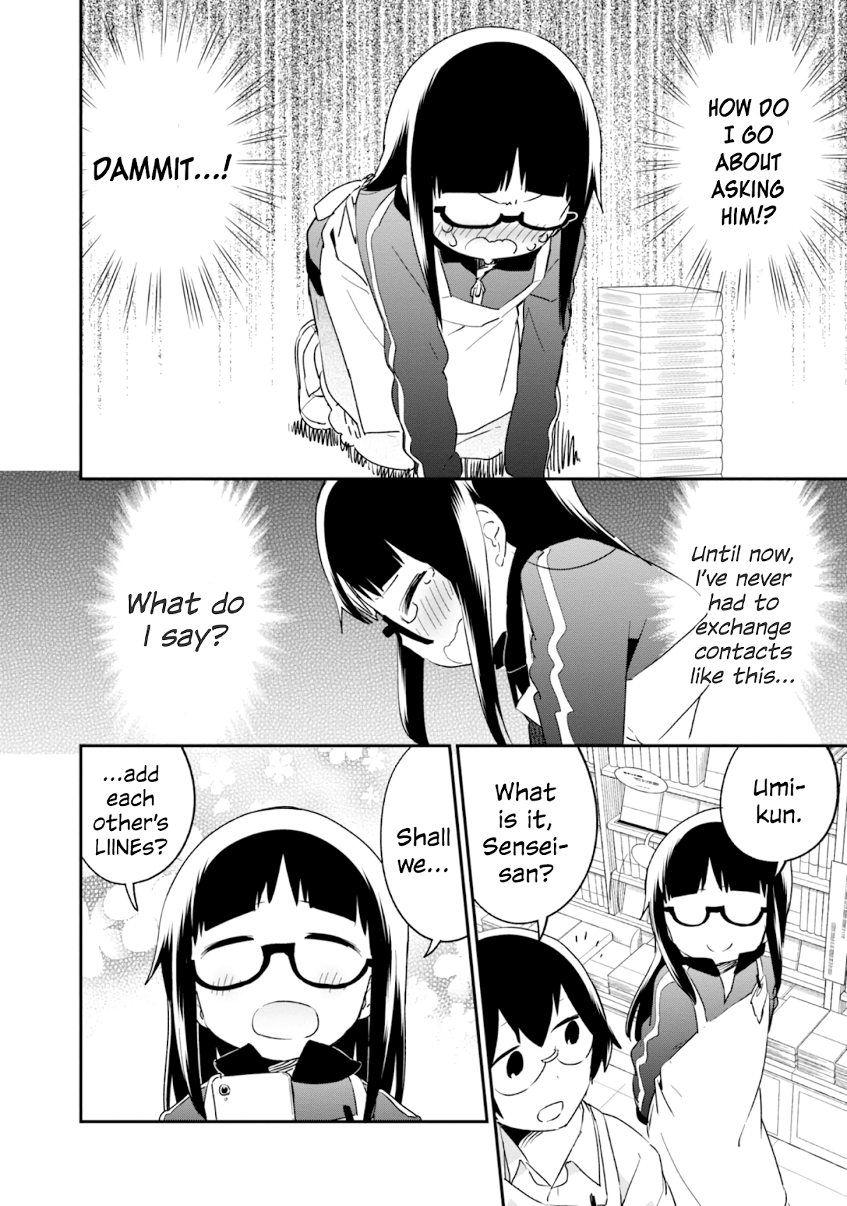 Denkigai no Honya-san Chapter 80 page 8 - Chapter 80: The Moonlit Night Incident.