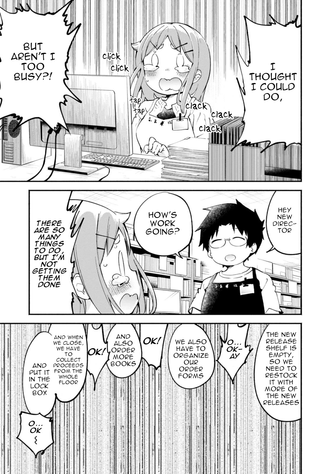 Denkigai no Honya-san Chapter 89 page 6 - Chapter 89: Continuing Work