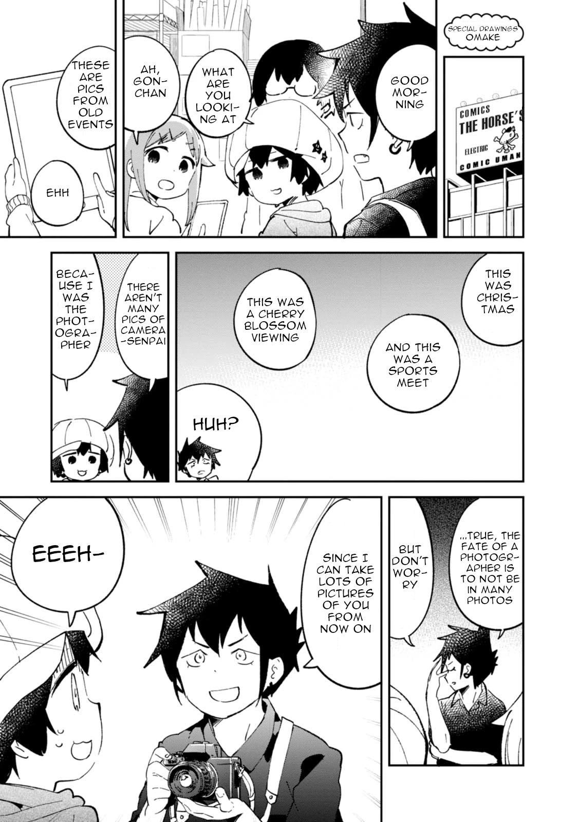 Denkigai no Honya-san Chapter 94.5 page 3 - Chapter 94.5: Volume 15 Extras