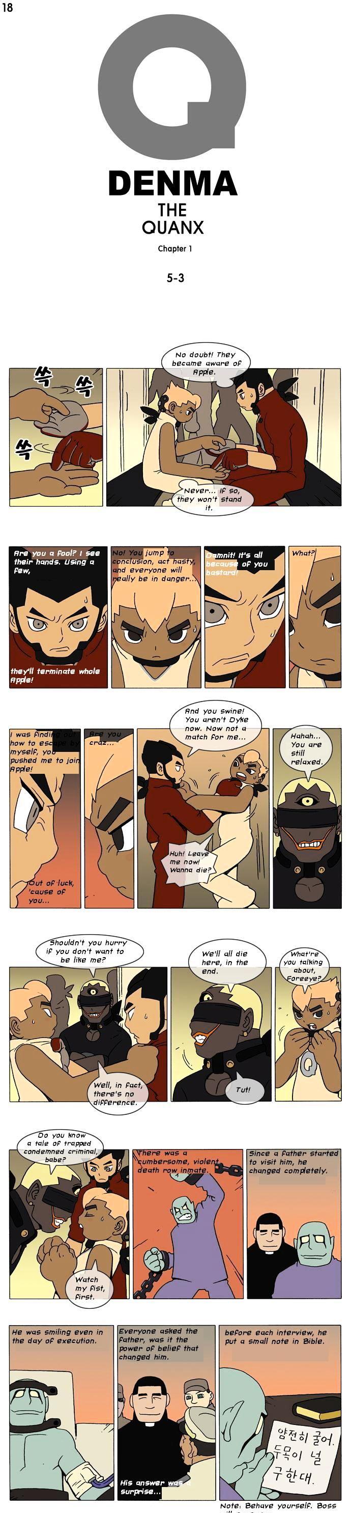 Denma Chapter 18.3 page 1 - Chapter 18 : 5. Blackout - Part 3
