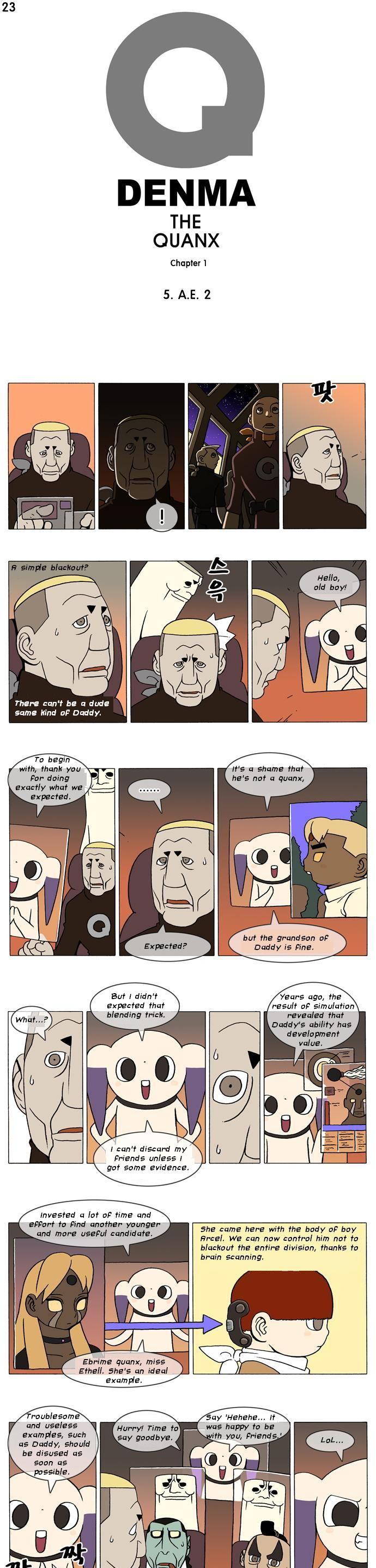 Denma Chapter 23 page 1 - Chapter 23 : A.E. (2)