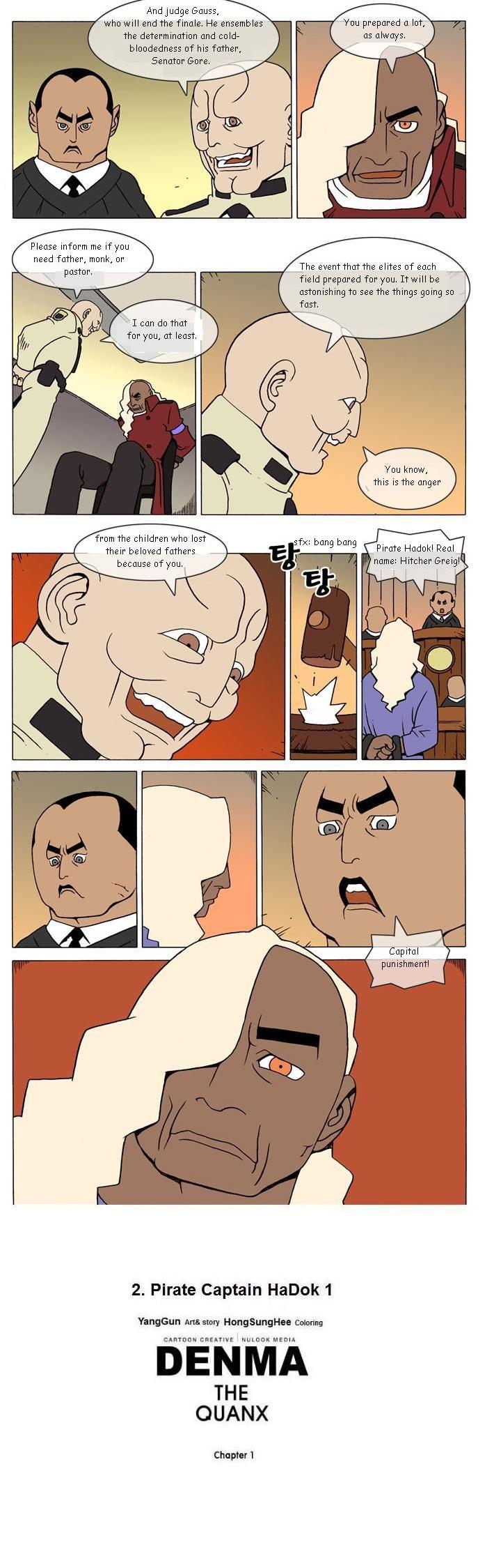 Denma Chapter 6 page 3 - Chapter 6 : Pirate Captain HaDok (2)