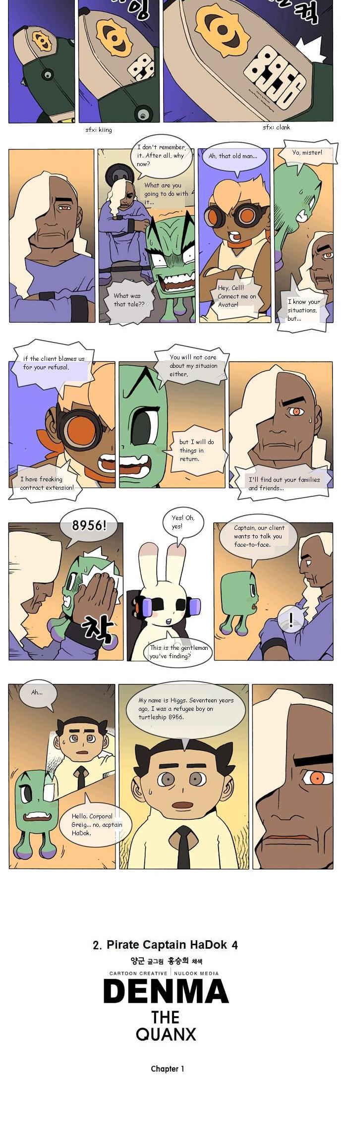 Denma Chapter 8 page 3 - Chapter 8 : Pirate Captain HaDok (4)