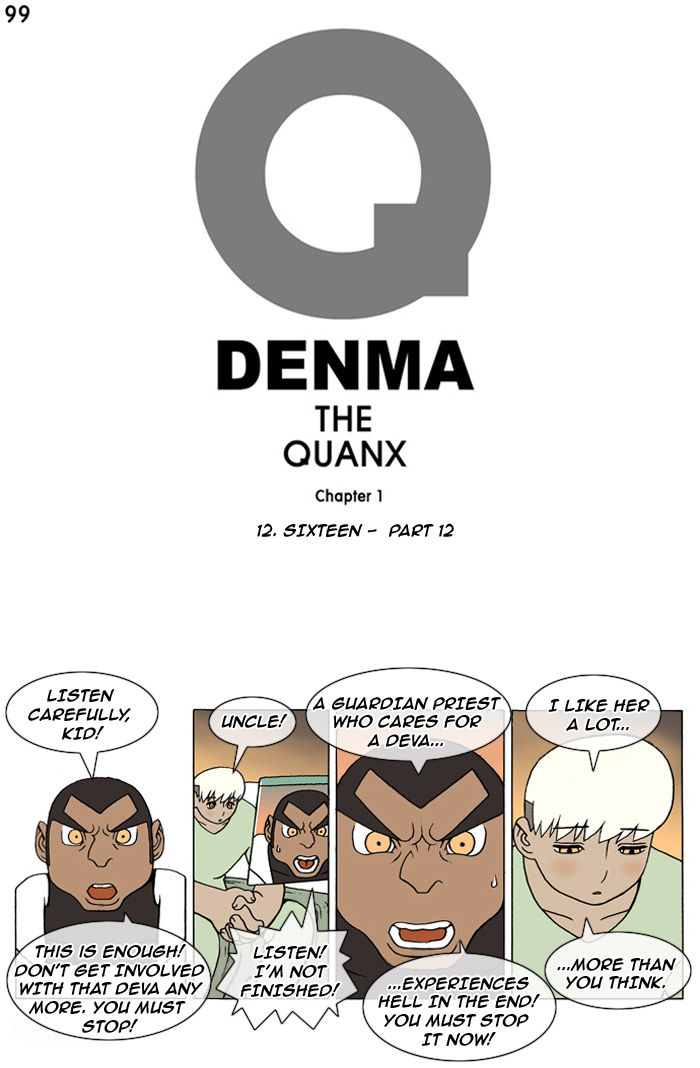 Denma Chapter 99 page 1 - Chapter 99 : Sixteen - part 12