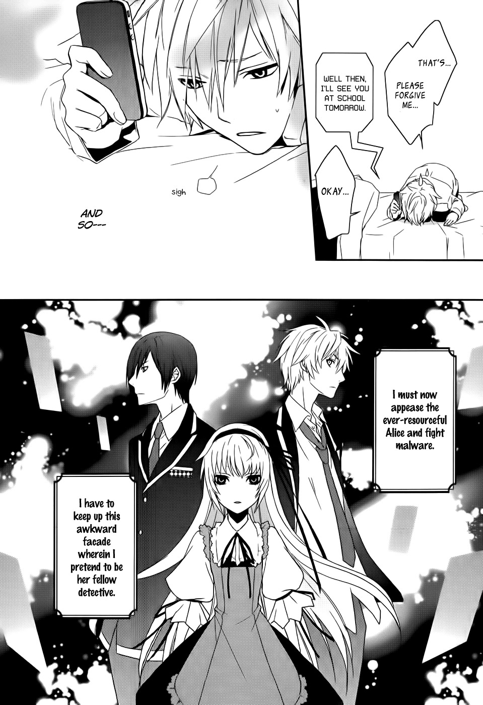Dennou Alice to Inaba-kun Chapter 3 page 35 - Chapter 3