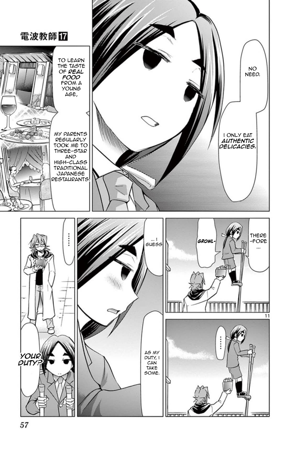 Denpa Kyoushi Chapter 155 page 11 - Chapter 155: Cooking!!