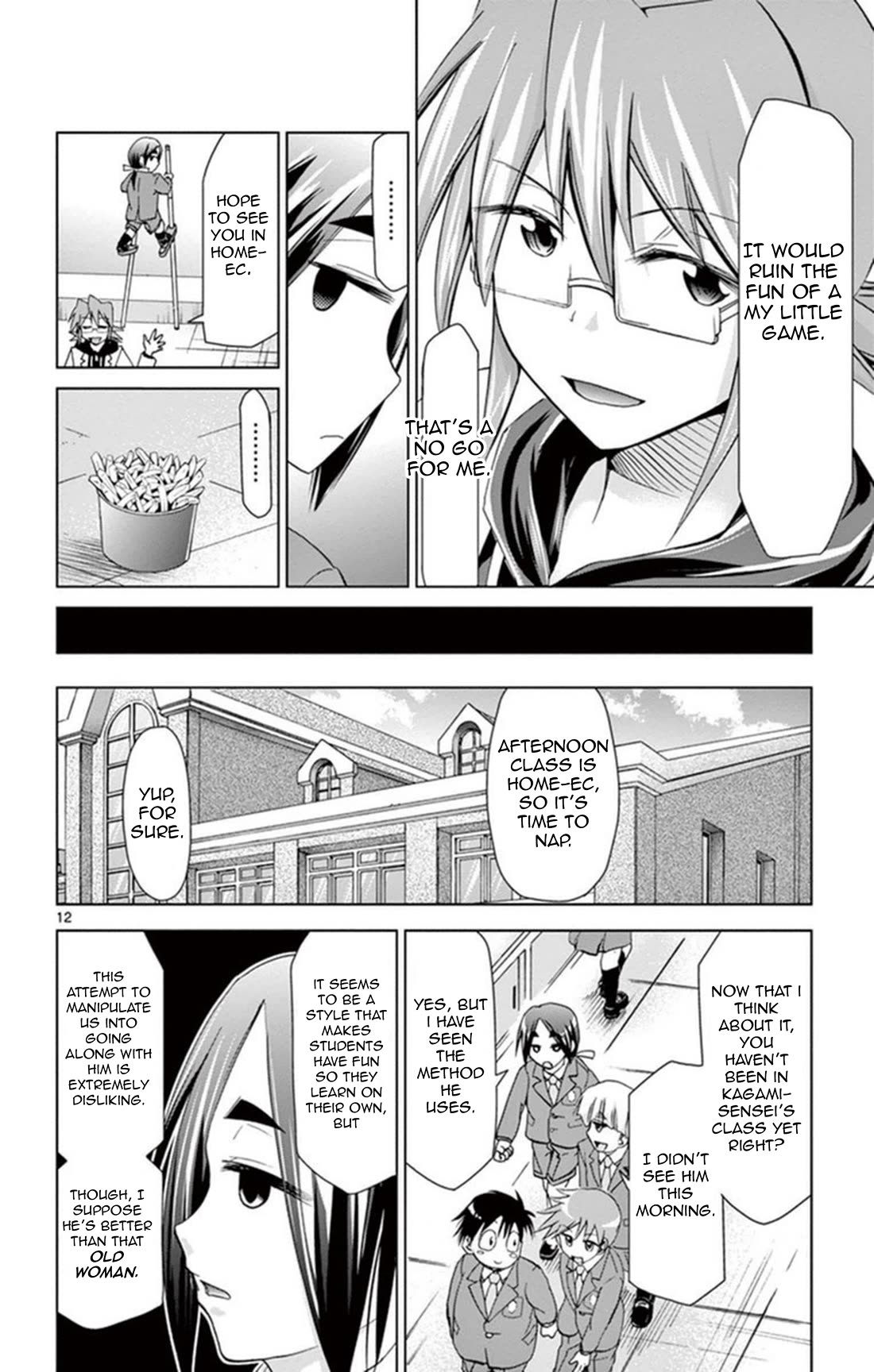 Denpa Kyoushi Chapter 155 page 12 - Chapter 155: Cooking!!