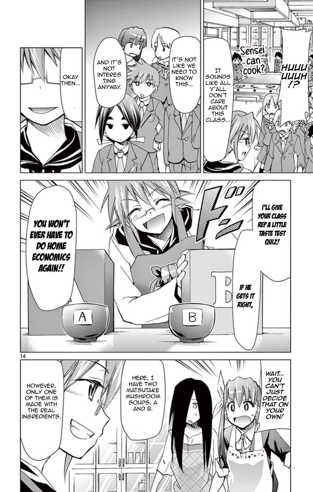 Denpa Kyoushi Chapter 155 page 14 - Chapter 155: Cooking!!