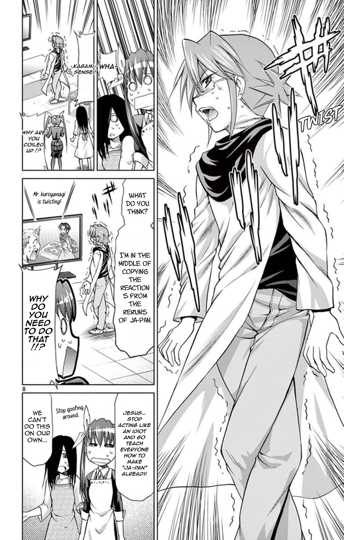 Denpa Kyoushi Chapter 156 page 8 - Chapter 156: Making Ja-pan