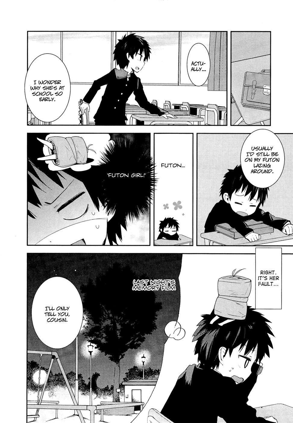 Denpa Onna To Seishun Otoko Chapter 4 page 2 - Chapter 4: Self Question:What to do when you get the joker in Old Maid and you only have 3 cards left in your hand... (1)