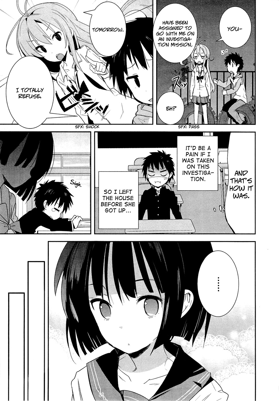Denpa Onna To Seishun Otoko Chapter 4 page 7 - Chapter 4: Self Question:What to do when you get the joker in Old Maid and you only have 3 cards left in your hand... (1)