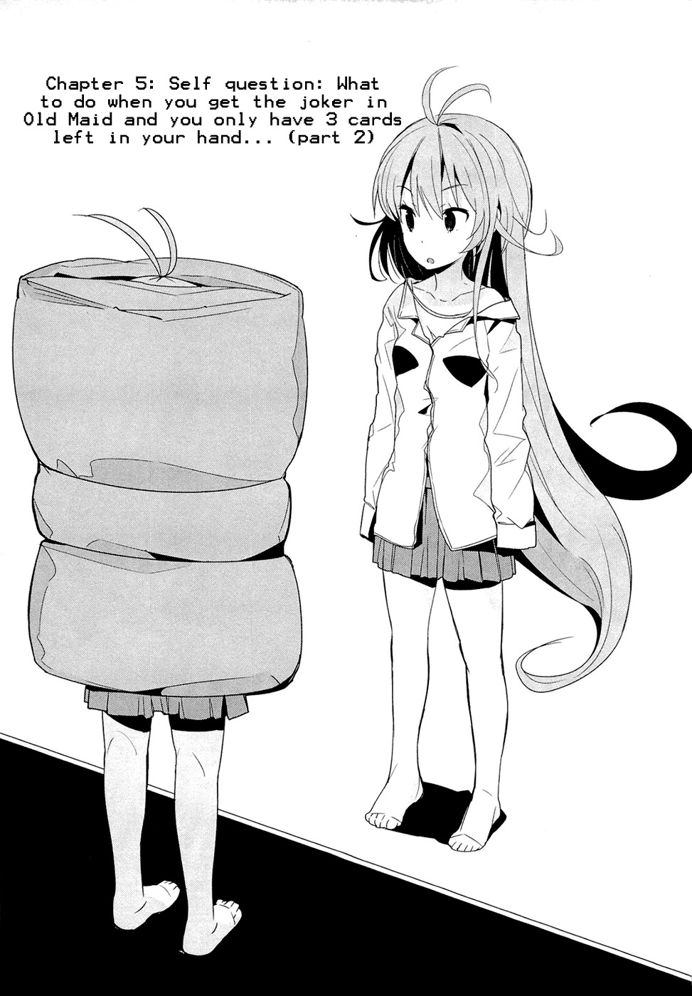 Denpa Onna To Seishun Otoko Chapter 5 page 1 - Chapter 5: Self Question:What to do when you get the joker in Old Maid and you only have 3 cards left in your hand... (2)