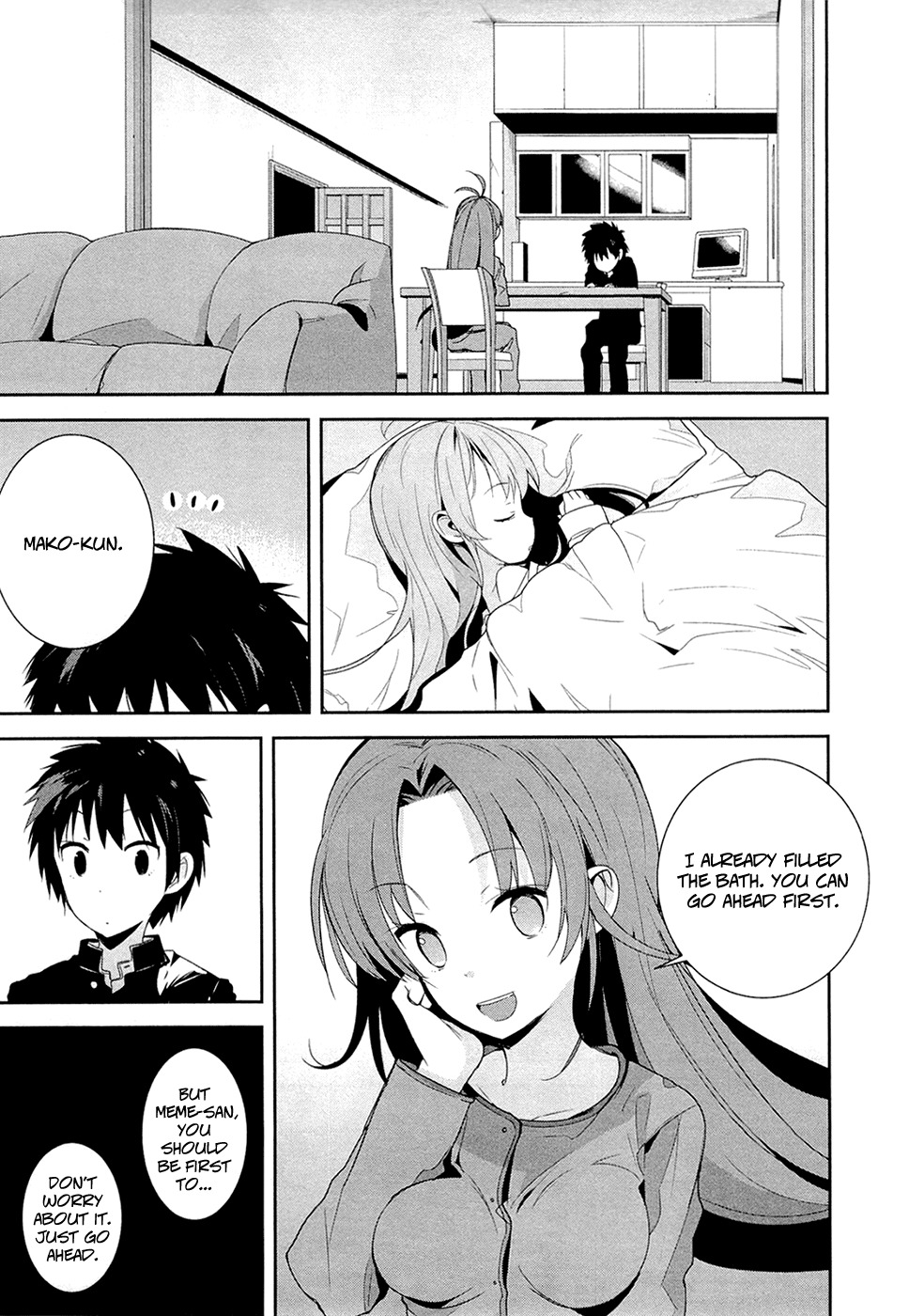 Denpa Onna To Seishun Otoko Chapter 5 page 23 - Chapter 5: Self Question:What to do when you get the joker in Old Maid and you only have 3 cards left in your hand... (2)
