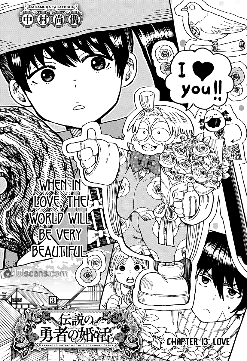 Densetsu no Yuusha no Konkatsu Chapter 13 page 5 - Chapter 13: Love