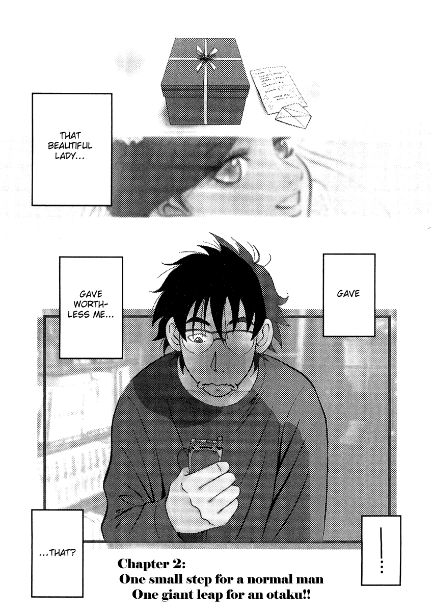 Densha Otoko: Ganbare Doku Otoko! Chapter 2.2 page 1 - Chapter 2 v2 : One Small Step for a Normal Man, One Giant Leap for an Otaku!!