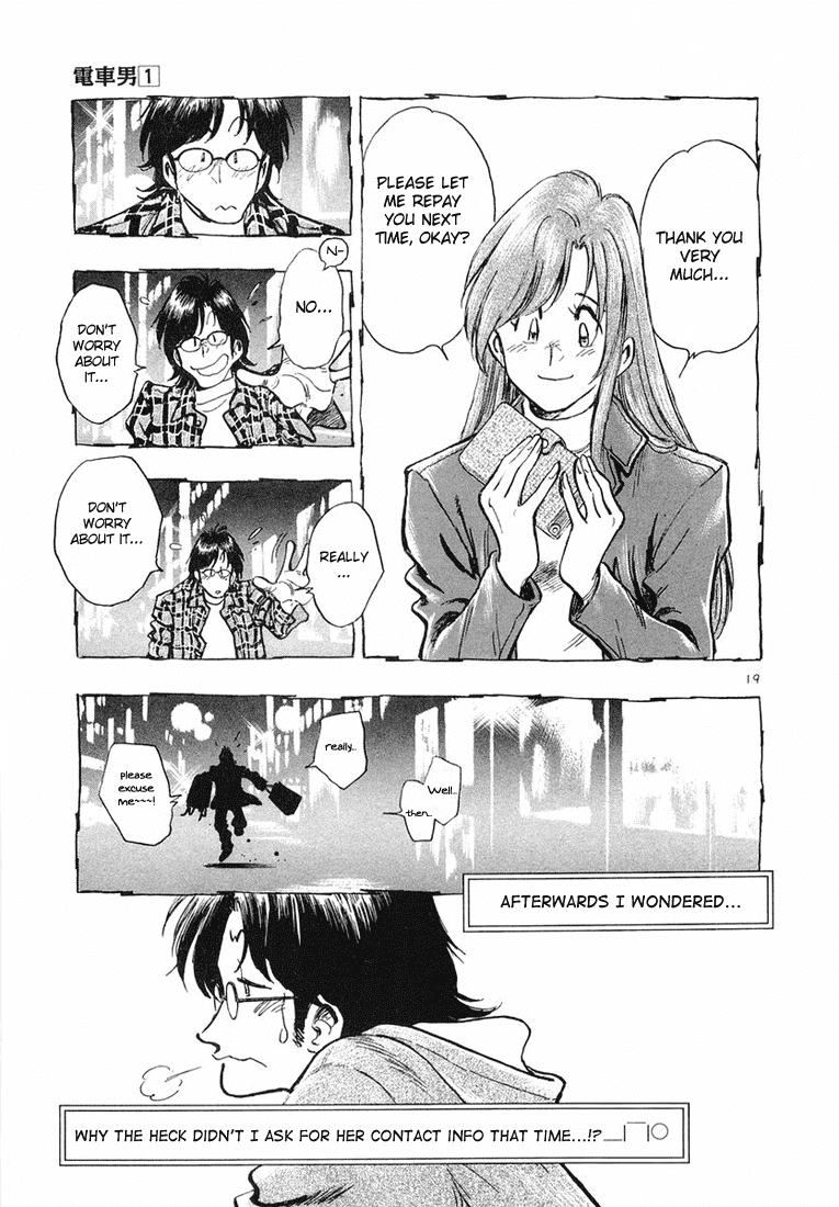 Densha Otoko - Net Hatsu, Kakueki Teisha no Love Story Chapter 1.2 page 27 - Chapter 1 v2 : The Birth of Densha Otoko