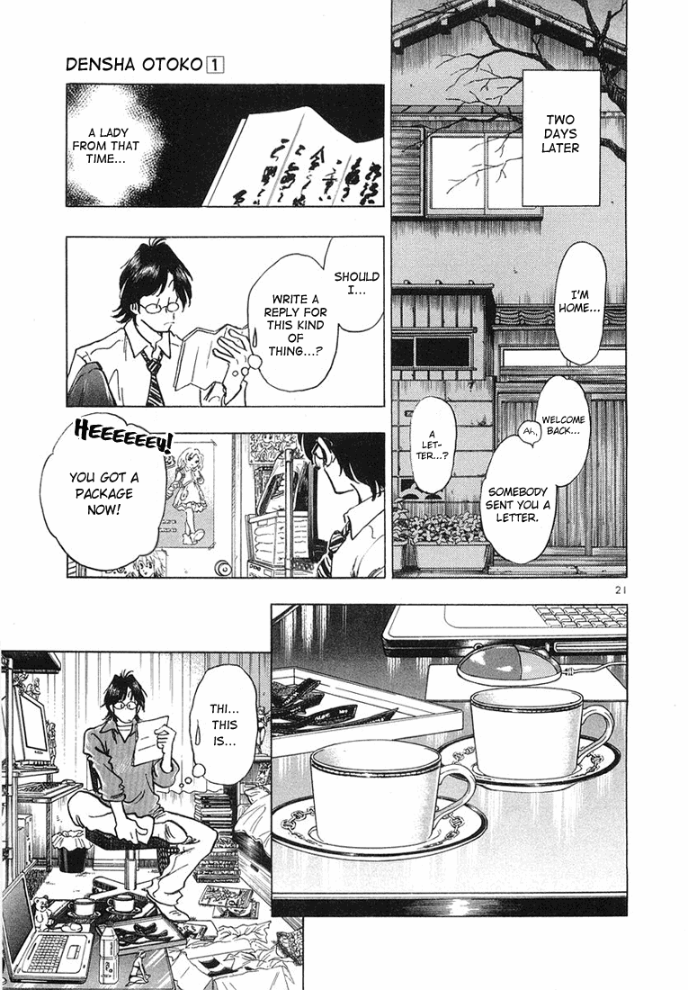 Densha Otoko - Net Hatsu, Kakueki Teisha no Love Story Chapter 1.2 page 29 - Chapter 1 v2 : The Birth of Densha Otoko