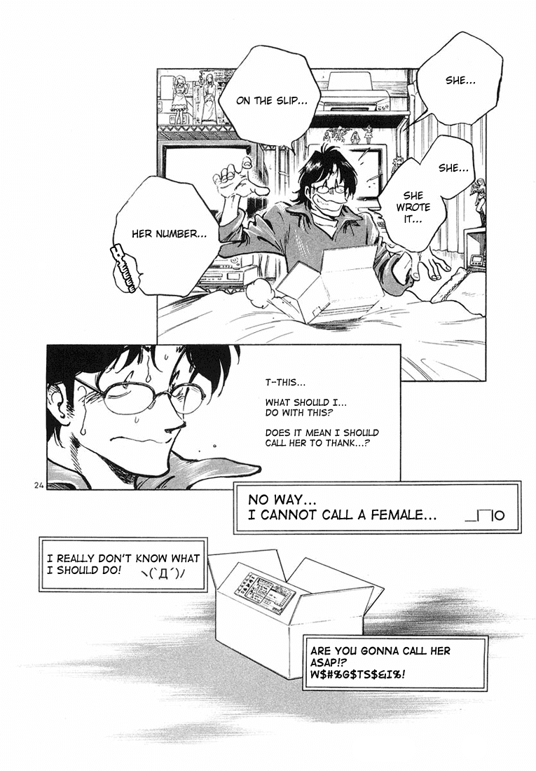 Densha Otoko - Net Hatsu, Kakueki Teisha no Love Story Chapter 1.2 page 32 - Chapter 1 v2 : The Birth of Densha Otoko