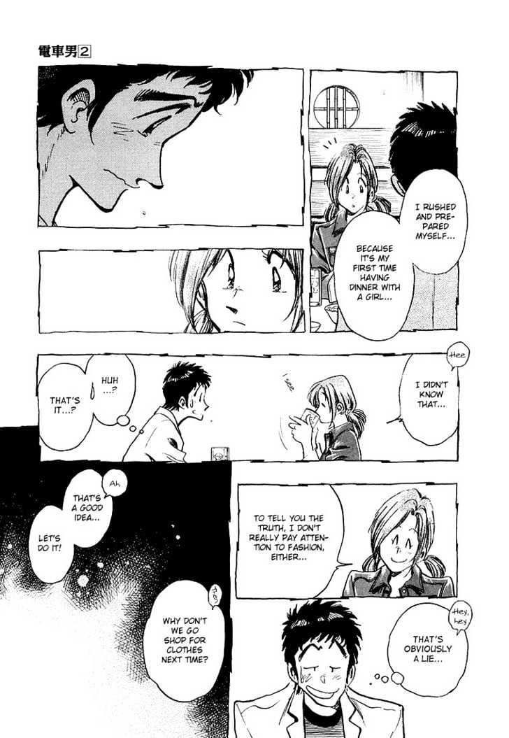 Densha Otoko - Net Hatsu, Kakueki Teisha no Love Story Chapter 10 page 22 - Chapter 10 : Good Job, Densha Otoko