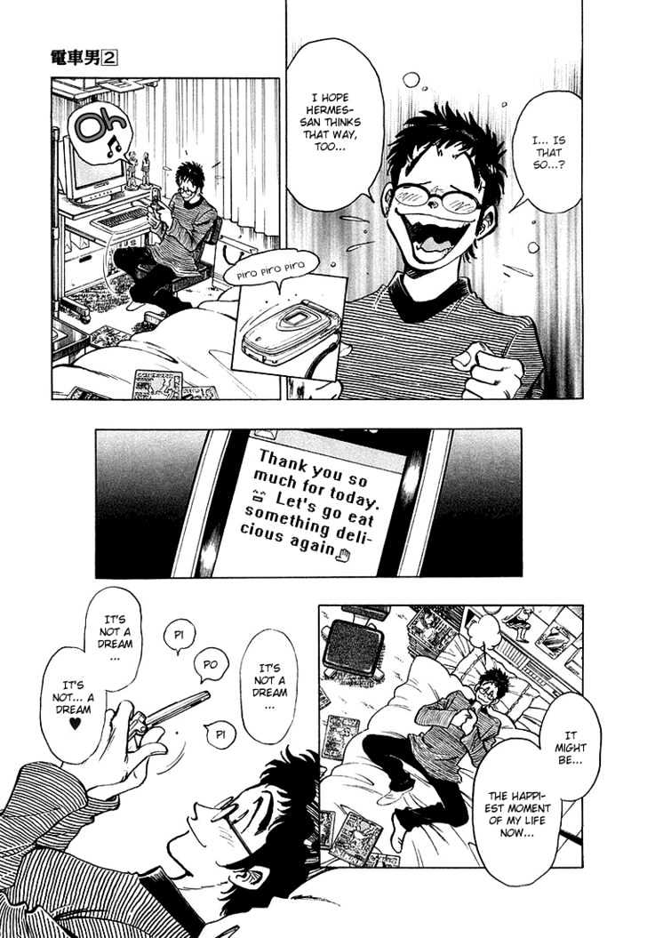 Densha Otoko - Net Hatsu, Kakueki Teisha no Love Story Chapter 10 page 26 - Chapter 10 : Good Job, Densha Otoko