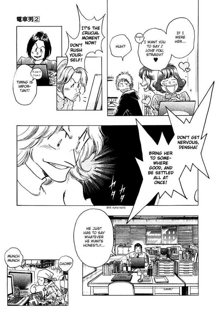 Densha Otoko - Net Hatsu, Kakueki Teisha no Love Story Chapter 10 page 28 - Chapter 10 : Good Job, Densha Otoko
