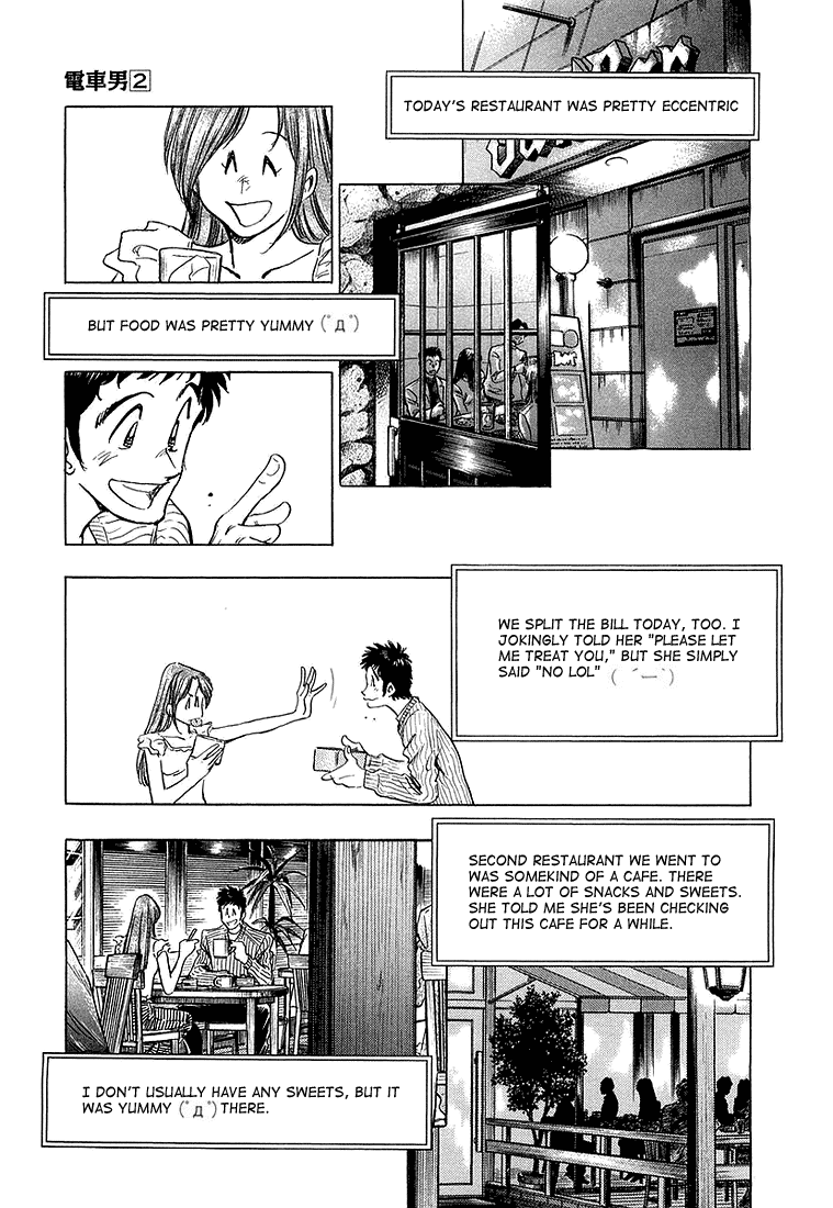 Densha Otoko - Net Hatsu, Kakueki Teisha no Love Story Chapter 11.2 page 13 - Chapter 11 v2 : Are You Ok ?