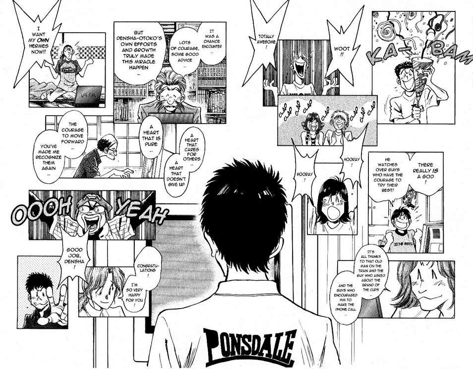 Densha Otoko - Net Hatsu, Kakueki Teisha no Love Story Chapter 26.2 page 10 - Chapter 26 v2 : Thank You...