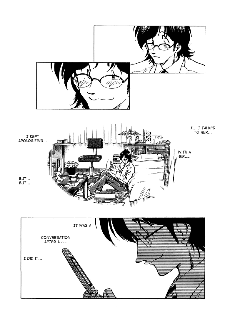 Densha Otoko - Net Hatsu, Kakueki Teisha no Love Story Chapter 3.2 page 10 - Chapter 3 v2 : Step Forward, Densha Otoko