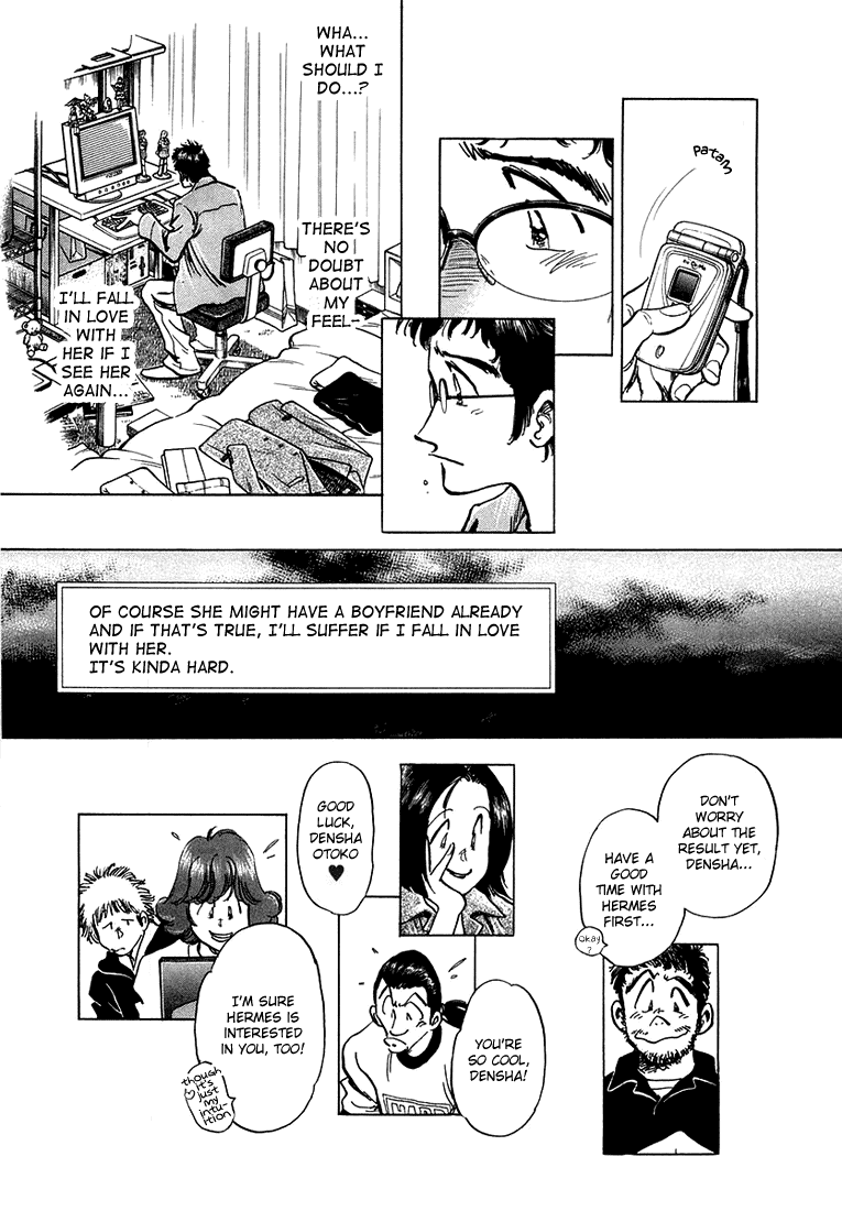 Densha Otoko - Net Hatsu, Kakueki Teisha no Love Story Chapter 5.2 page 18 - Chapter 5 v2 : Adventures of Densha Otoko