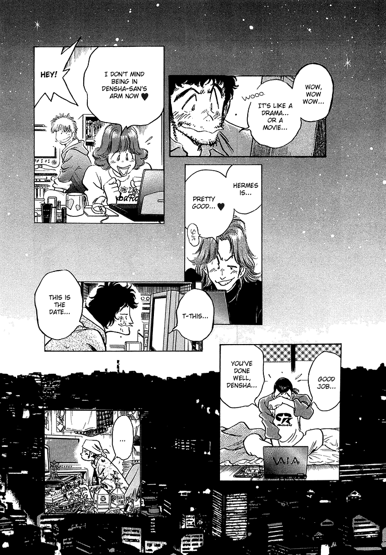 Densha Otoko - Net Hatsu, Kakueki Teisha no Love Story Chapter 7.2 page 15 - Chapter 7 v2 : Can We End This ?