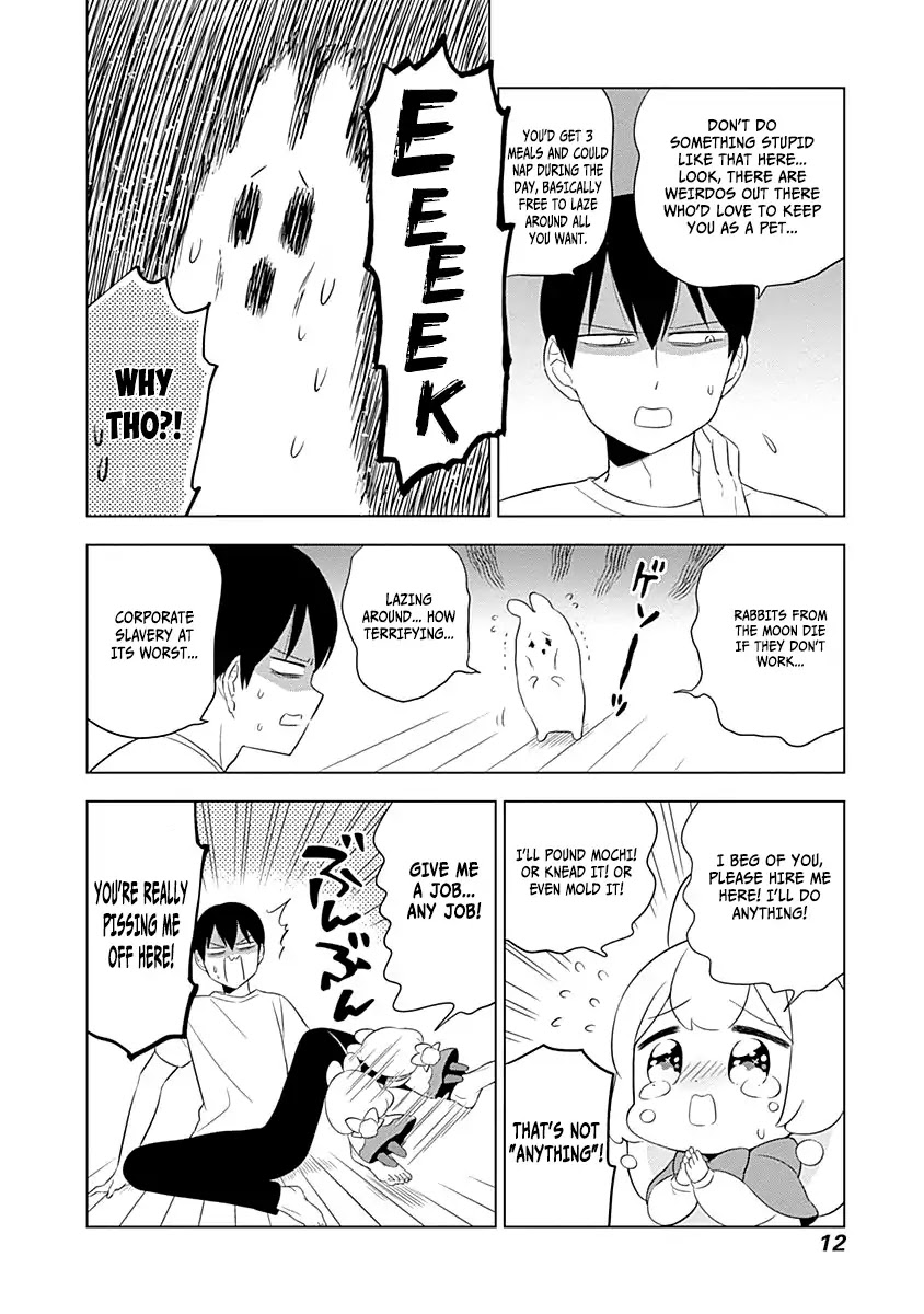Department of Corporate Slave Rabbits Chapter 1 page 13 - Chapter 1: Fuwami Descends from the Moon