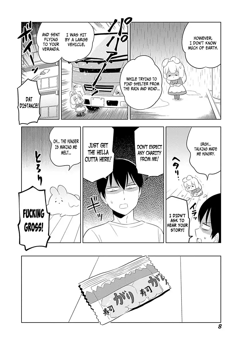 Department of Corporate Slave Rabbits Chapter 1 page 9 - Chapter 1: Fuwami Descends from the Moon
