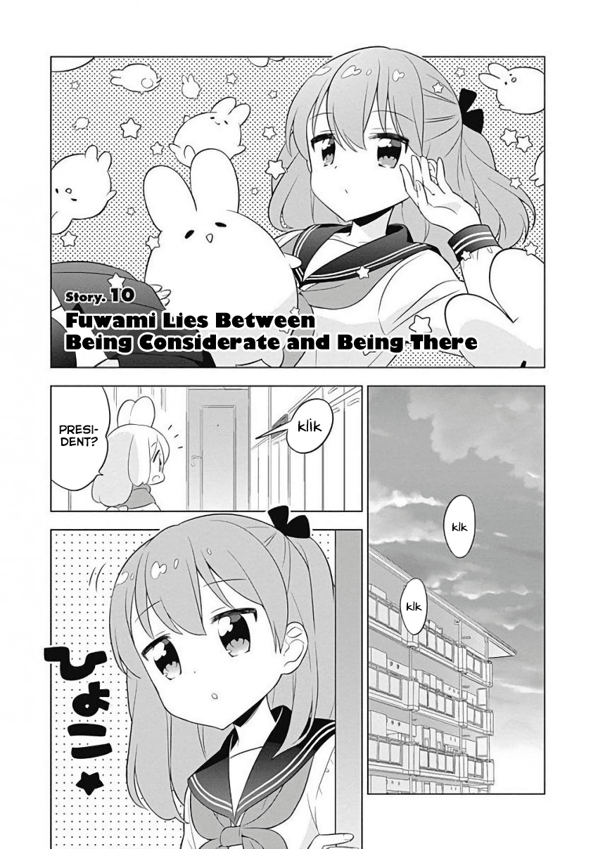 Department of Corporate Slave Rabbits Chapter 10 page 1 - Chapter 10: Fuwami Lies Between Being Considerate and Being There