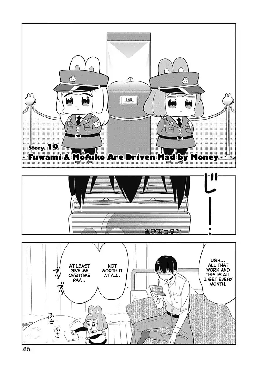 Department of Corporate Slave Rabbits Chapter 19 page 1 - Chapter 19: Fuwami & Mofuko Are Driven Mad by Money