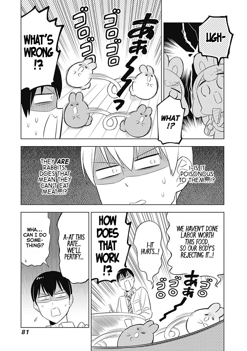 Department of Corporate Slave Rabbits Chapter 22 page 7 - Chapter 22: Shinjirou Fights Against Mochi