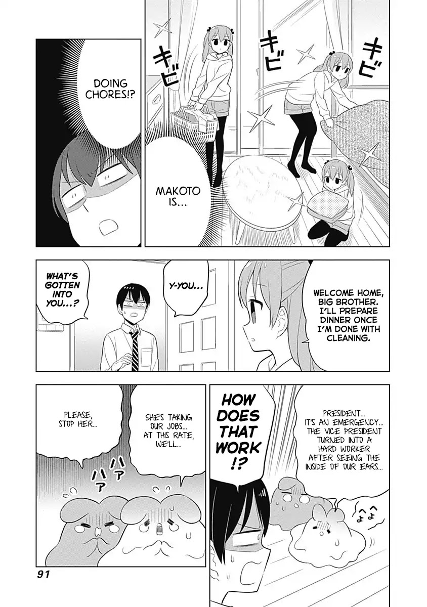 Department of Corporate Slave Rabbits Chapter 23 page 7 - Chapter 23: Makoto Came, Makoto Saw, Makoto Stood