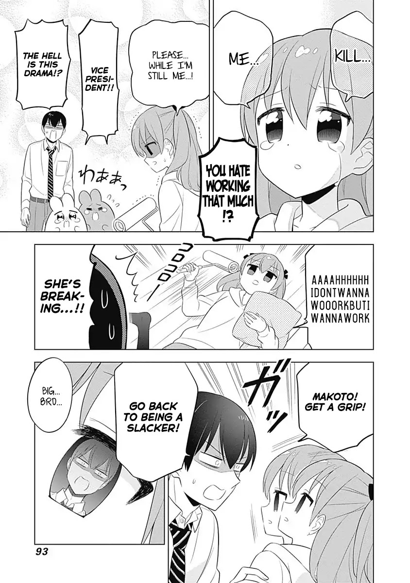Department of Corporate Slave Rabbits Chapter 23 page 9 - Chapter 23: Makoto Came, Makoto Saw, Makoto Stood