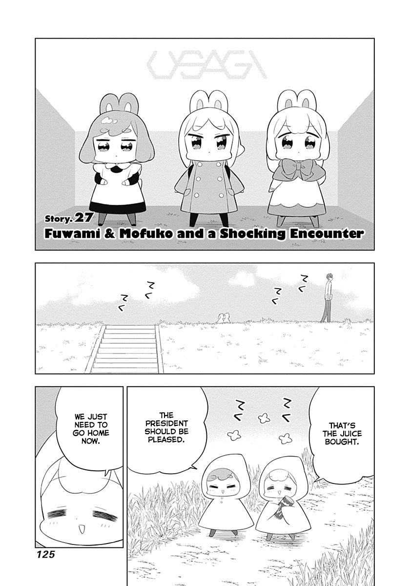 Department of Corporate Slave Rabbits Chapter 27 page 1 - Chapter 27: Fuwami & Mofuko and a Shocking Encounter