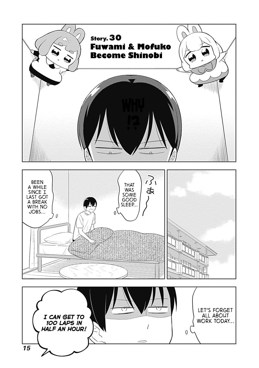 Department of Corporate Slave Rabbits Chapter 30 page 1 - Chapter 30: Fuwami & Mofuko Become Shinobi