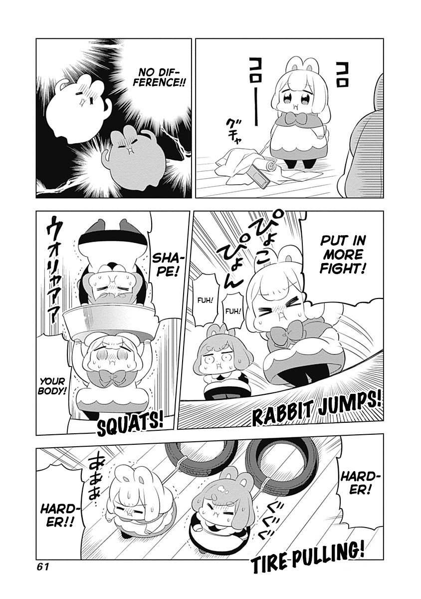 Department of Corporate Slave Rabbits Chapter 34 page 7 - Chapter 34: Fuwami & Mofuko Deal with Their Physique