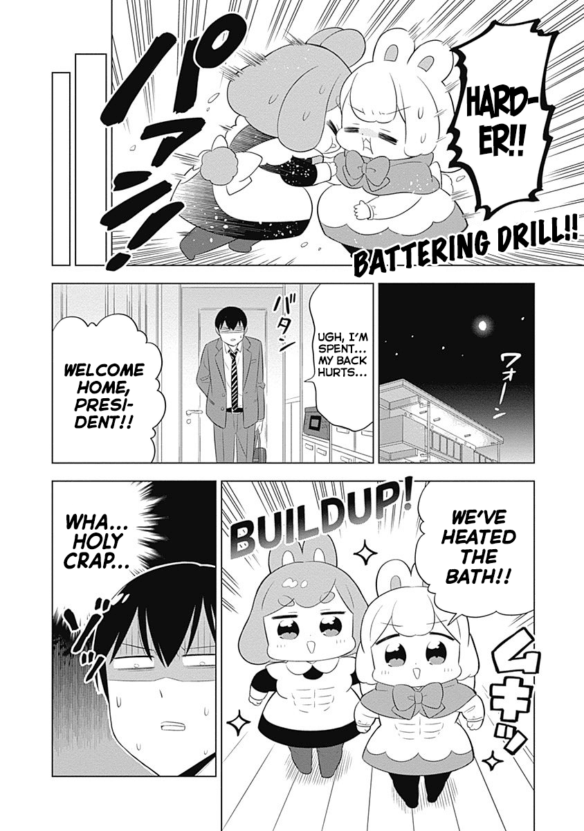 Department of Corporate Slave Rabbits Chapter 34 page 8 - Chapter 34: Fuwami & Mofuko Deal with Their Physique